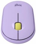 Мишка Logitech - Pebble M350, оптична, безжична, Lavender Lemonade - 3t