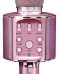 Микрофон Lenco - BMC-090PK, безжичен, розов - 5t