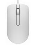 Мишка Dell - MS116, оптична, бяла - 1t