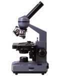 Микроскоп Levenhuk - 320 BASE, монокулярен, сив/черен - 2t