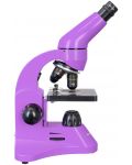 Микроскоп Levenhuk - Rainbow 50L PLUS, 64–1280x, Amethyst - 3t