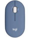 Мишка Logitech - Pebble M350, оптична, безжична, Blueberry - 2t