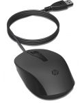 Мишка HP - 150, оптична, черна - 6t