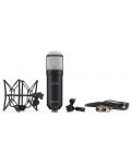 Микрофон Universal Audio - Sphere DLX, черен/сребрист - 3t