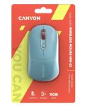 Мишка Canyon- MW-22, оптична, безжична, Dark Cyan - 6t
