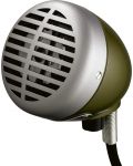 Микрофон Shure - 520DX, сребрист/зелен - 1t