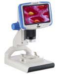 Микроскоп Levenhuk - Rainbow DM500 LCD, дигитален, бял - 4t