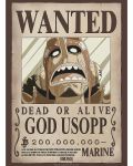 Мини плакат GB eye Animation: One Piece - God Usopp Wanted Poster - 1t