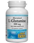 Micronized L-Glutamine, 500 mg, 90 капсули, Natural Factors - 1t