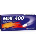 Миг-400, 400 mg, 10 филмирани таблетки, Berlin-Chemie - 1t