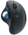 Мишка Logitech - Ergo M575, оптична, безжична, сива - 3t