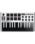MIDI контролер-синтезатор Akai Professional - MPK Mini 3, бял - 1t