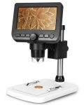 Микроскоп Levenhuk - DTX 350 LCD, дигитален, бял/черен - 10t