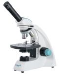 Микроскоп Levenhuk - 400M, монокулярен, бял - 1t