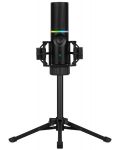Микрофон Streamplify - Mic RGB, черен - 1t