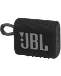 Портативна колонка JBL - Go 3, черна - 2t