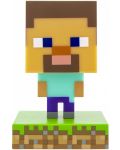 Лампа Paladone Games: Minecraft - Steve Icon - 1t