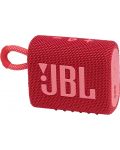 Портативна колонка JBL - Go 3, червена - 2t