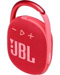 Портативна колонка JBL - CLIP 4, червена - 6t