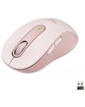 Мишка Logitech - Signature M650 L, оптична, безжична, розова - 1t