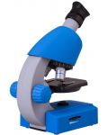 Микроскоп Bresser - Junior, 40-640x, син - 3t