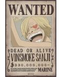 Мини плакат GB eye Animation: One Piece - Sanji Wanted Poster (Series 2) - 1t