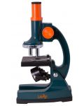 Микроскоп Levenhuk - LabZZ M1, син/оранжев - 2t