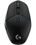Мишка Logitech - G303 Shroud edition, оптична, безжична, черна - 1t