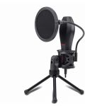 Микрофон Redragon - Quasar 2 GM200, стойка и филтър, черен - 1t