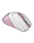 Мишка A4tech - Fstyler FG35, оптична, безжична, бяла/розова - 2t