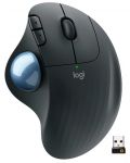 Мишка Logitech - Ergo M575, оптична, безжична, сива - 1t