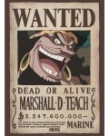 Мини плакат GB eye Animation: One Piece - Blackbeard Wanted Poster - 1t