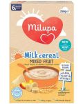 Млечна каша Milupa - Плодове, 250 g - 1t