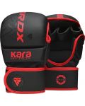 MMA ръкавици RDX - F6 Kara , черни/червени - 1t