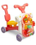 Многофункционална проходилка 5 в 1 Caretero Toyz - Pink - 4t