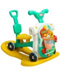 Многофункционална проходилка 5 в 1 Caretero Toyz - Turquise  - 1t