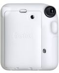 Моментален фотоапарат Fujifilm - instax mini 12, Clay White - 3t