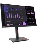 Монитор Lenovo - ThinkVision T24i-30, 23.8'', IPS, черен - 2t