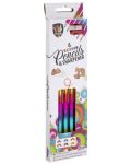 Моливи Grafix Colouring - Rainbow, 6 цвята, с включена острилка - 1t