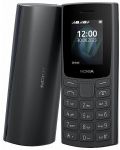 Мобилен телефон Nokia - 105 TA-1557, 1.8'', 4MB/4MB, черен - 2t