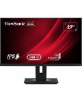 Монитор ViewSonic - VG2755-2K, 27'', WQHD, IPS, USB Hub, черен - 1t