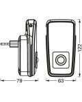 Мобилно осветително тяло Ledvance - Lunetta torch inductive sensor, бяло - 3t