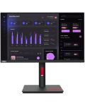 Монитор Lenovo - ThinkVision T24i-30, 23.8'', IPS, черен - 1t