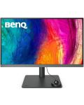 Монитор BenQ - PD2706U, 27'', UHD, IPS, ICCsync, Anti-Glare, сив - 1t