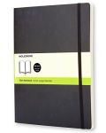 Тефтер с меки корици Moleskine Classic Notebook XL – Черен, бели листа - 1t