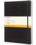 Тефтер с твърди корици Moleskine Classic Notebook XL – Черен, линирани листа - 1t