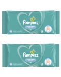 Мокри кърпички Pampers Fresh Clean - 2 х 52 броя - 1t