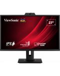 Монитор ViewSonic - VG2740V, 27'', FHD, IPS, USB Hub, черен - 1t