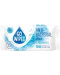 Мокри кърпи с антибактeриален ефект Go Wipes - D-пантенол, 60 броя - 1t