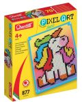 Мозайка Quercetti Pixel Art Basic - Еднорог, 877 части - 1t
